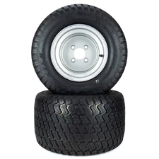 (2) Turf Tire Assemblies 20x12.00-10 Hustler Fastrak Raptor SD 54" 60" 601349