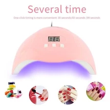 Ultraviolet UV Light LED Nail Gel Polish Dryer Lamp Manicure Curing Machine 54W