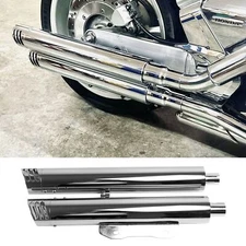 SHARKROAD 3.0'' Mufflers for Honda Sabre, Interstate & Honda Fury Exhaust 10-24