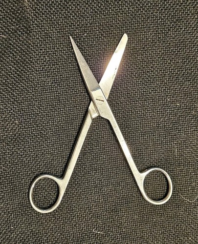 Miltex 5-6 Meister Hand Stainless Scissors 5.8" Straight Medical Surgical Italy - Picture 2 of 4