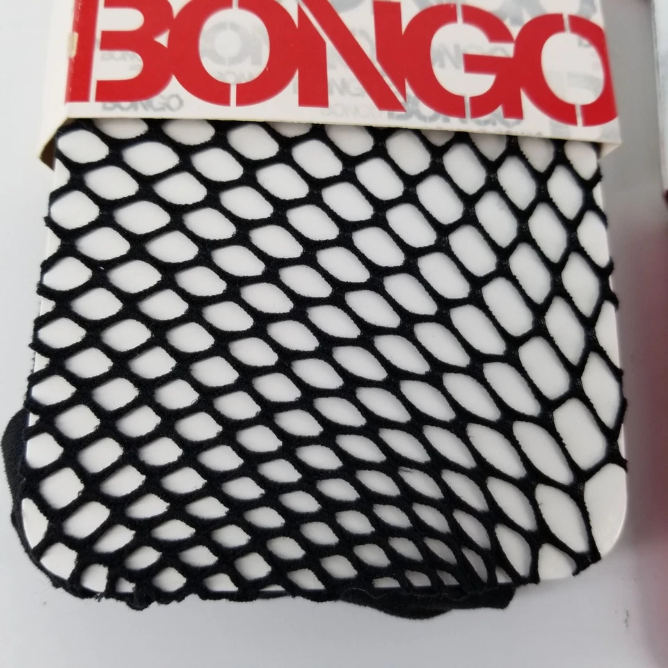 Medias Bongo S/M 2 Piezas Malla Red Negro Rosa Vestido Gótico Punk Antiguo Juegos con disfraces Foto 3 de 4