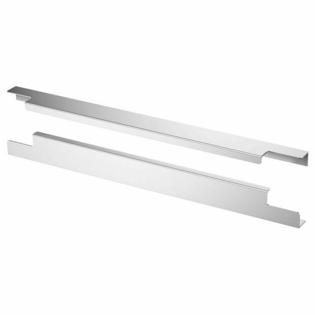 IKEA BLANKETT 12" handle, aluminum, 2 pack eBay