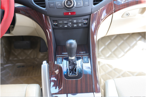 Juego de decoración de interiores de automóvil de grano de melocotón 14 piezas apto para Acura TSX 2009-2014 - Imagen 6 de 12