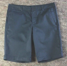 Size 8 Blue Women's Land's End Chinco Walking Uniform Walking Shorts Mid Rise