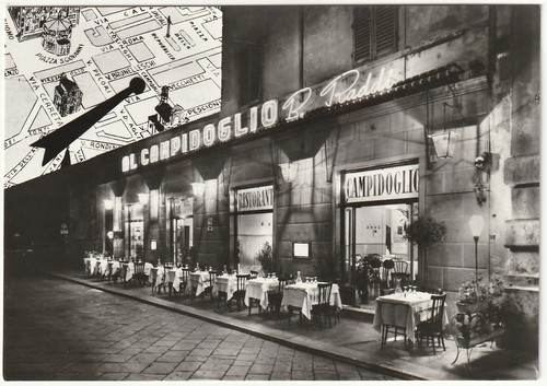 FIRENZE - RISTORANTE AL CAMPIDOGLIO - VIAGG. 1970 -91884-