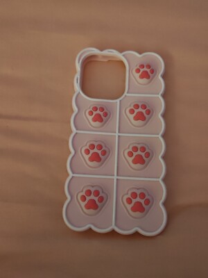 For iPhone 14 ProMax Simple fashion three-dimensional love model protective case