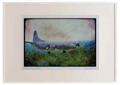 359061 Lockheed CP 140 Aurora, Canadian Armed Forces Aquarell Bilderrahmen