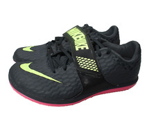 Nike High Jump Elite Track  Field Jumping Spikes Mens Sz 9 Black Pink Yellow