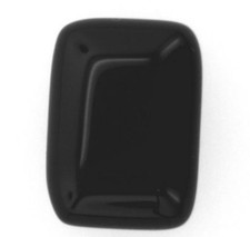 BLACK ONYX 14 X 10 MM EMERALD CUT CABOCHON ALL NATURAL