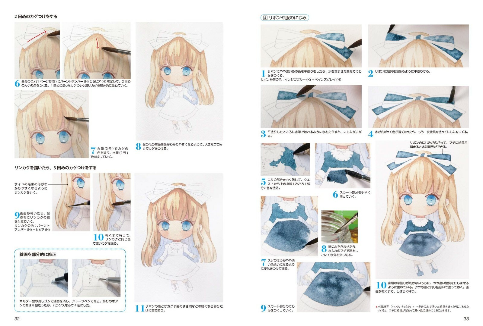 How To Draw Lolita Fashion Basics Of Watercolor Edition Art Book Illustration For Sale Online Ebay