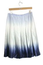 Dana Buchman Women Silk Skirt sz 6 New Pleated classic style elegan luxury gift