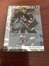 99/00 BEA Autographed Ossi Vaananen Hockey Card #249
