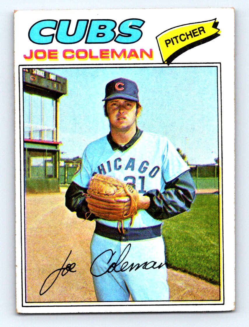 1977 Topps #219 Joe Coleman | eBay