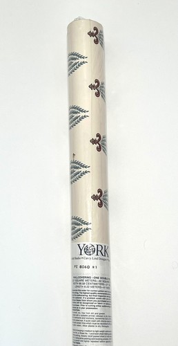 Vintage York Wallpaper Sealed French Country Print - Picture 2 of 4