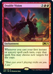 Double Vision - Foil - Prerelease Promo x1 - Pre-Release Promos - NM-Mint, Engli