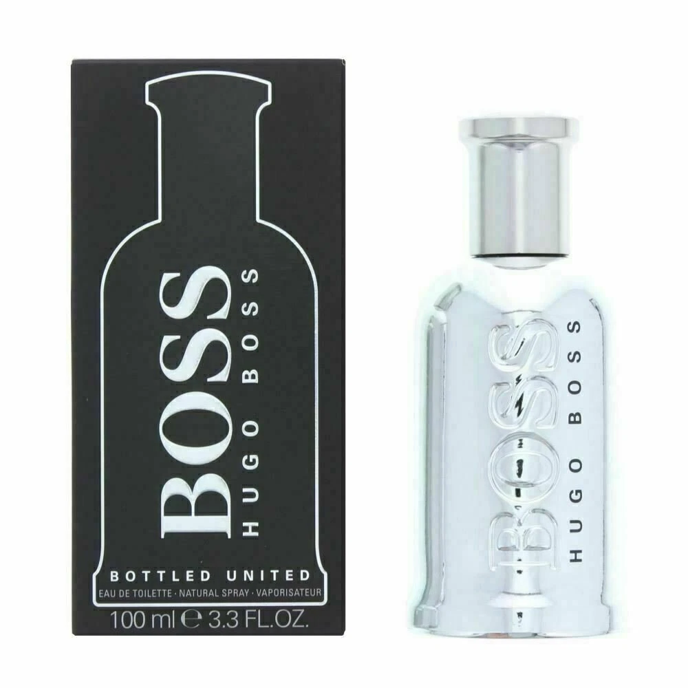 Boss Bottled United by Hugo Boss 3.4 oz EDT Cologne for Men New in