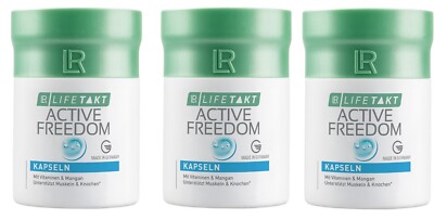 3x LR Lifetakt Active Freedom Kapseln Vitaminen E, D und Mangan aktive fredom