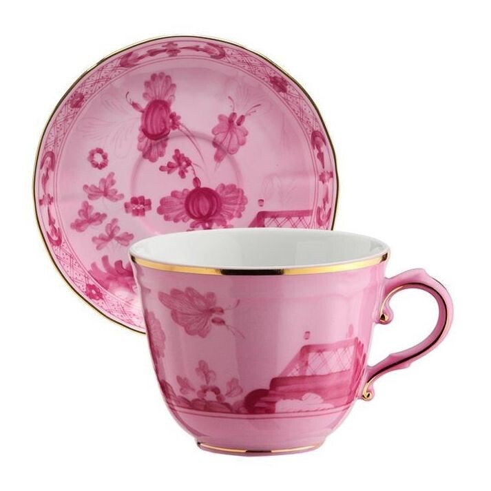 Ginori 1735 Oriente Italiano - Coffee Cup With Saucer Porpora