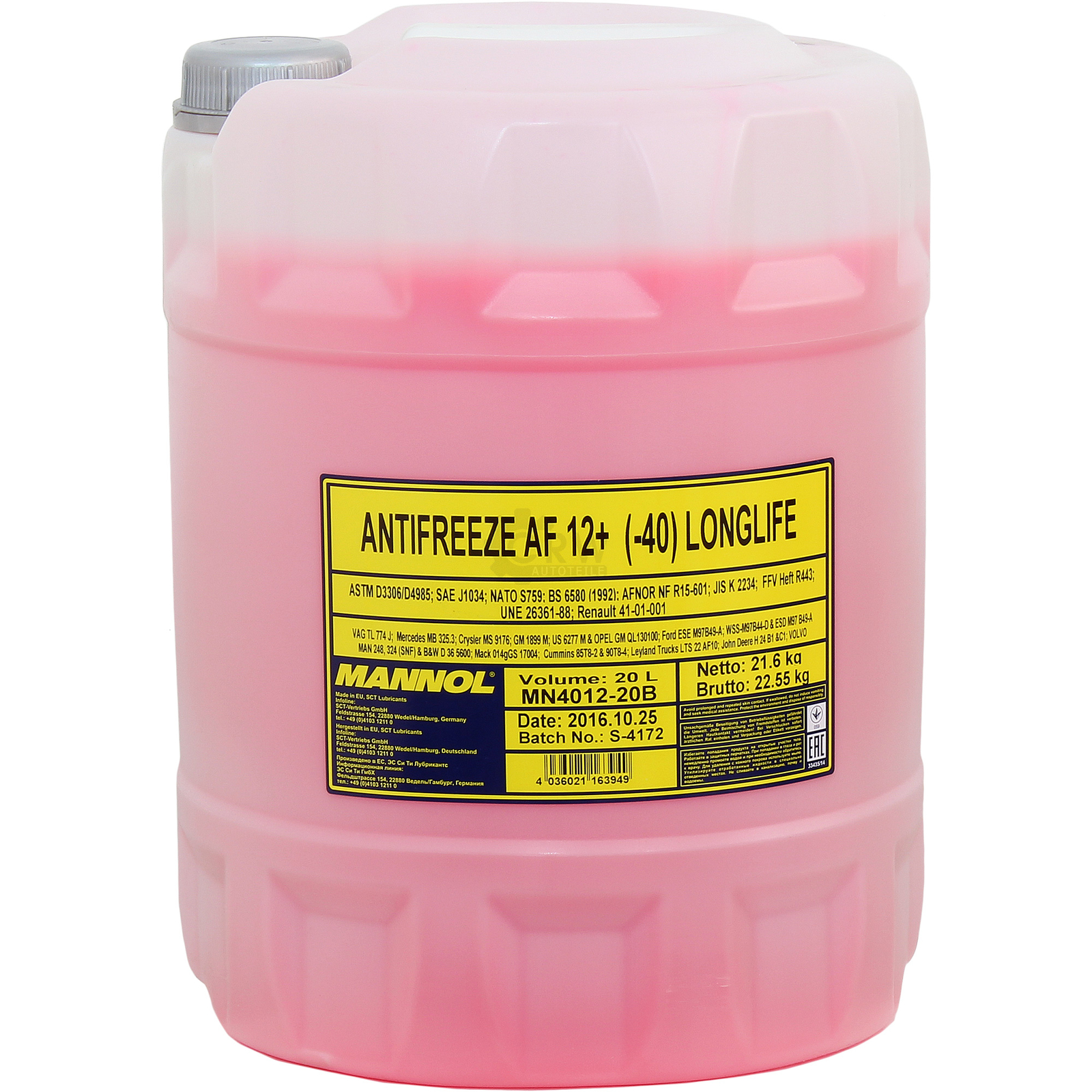 Protezione Anti Gelo Mannol Liquido Refrigerante Antigelo Audi - Foto 8