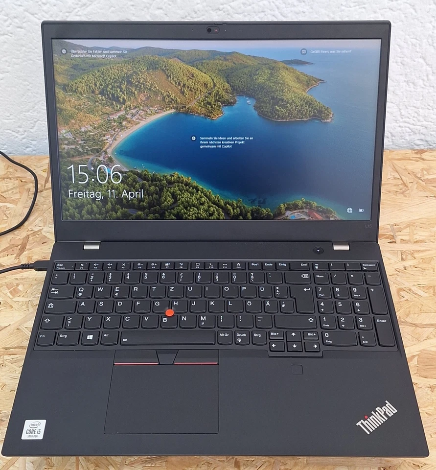 Lenovo ThinkPad L15G1 , 15,6-Zoll, 256GB, 8GB, W11 Pro. Top Zustand!