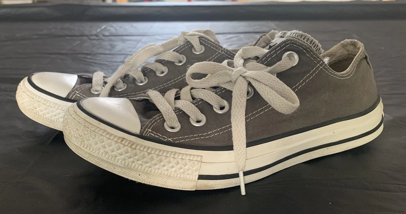 Converse Chuck Taylor All Star OX Seasonal grigie uomo taglia 5 donna taglia 7 unisex