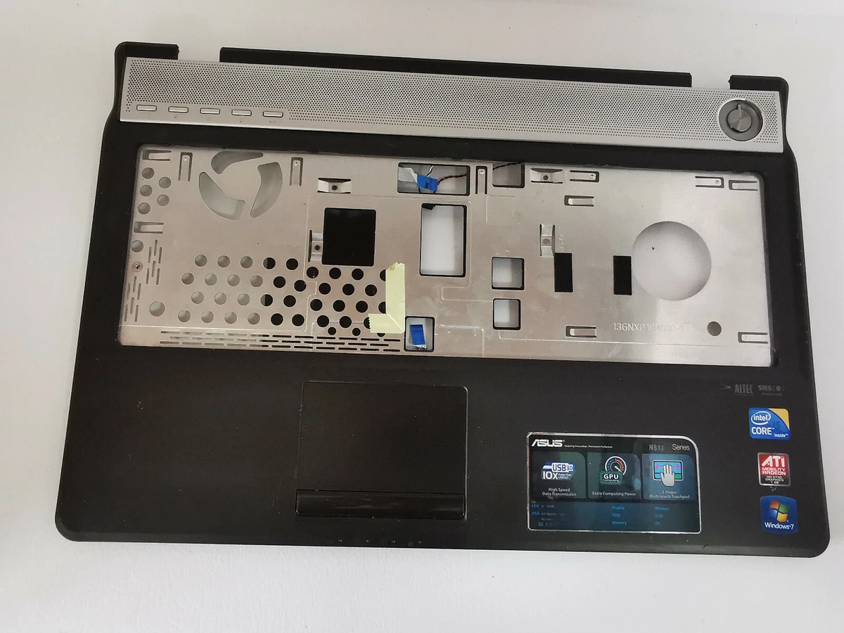 Asus N61J palmrest touchpad speakers media board 13n0-gsa0101 | eBay