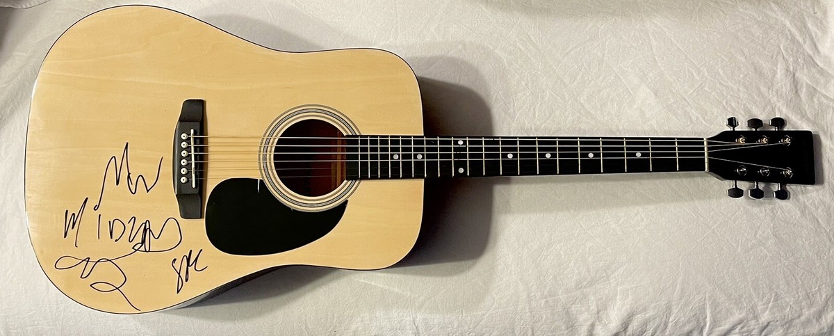 Midland Signed Autographed Drinkin Problem Guitar On Body All 3