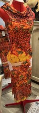 Zara SIZE SMALL  Picante All Over Chilli Red Orange  Tulle Maxi Dress