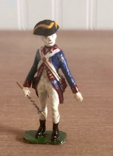 Vintage 1 Redcoat Division metal soldier Royal Regt. of Artillery British 1776
