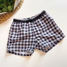   Zara Plaid Swim Trunks   11/12