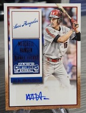 Mitchell Hansen 2015 Panini Contenders Draft Ticket Autograph #22 Dodgers
