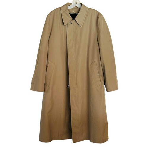 London Fog, Vintage 70s London Fog Trench Coat Warm Fleece Lining 42R Colombo SB NWOT ACTWU