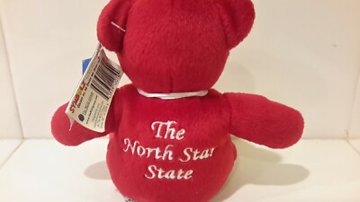 ミ*イ様 Meissen Teddy Bear 2003-04 未使用 Symbolz 2004 Minnesota Teddy Bear Red Plush The North Star State