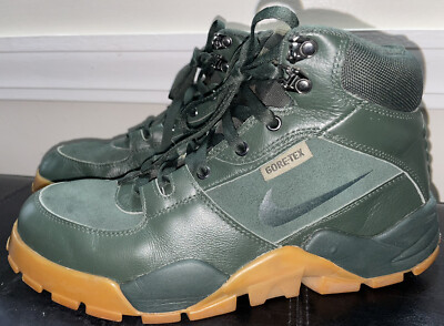 Vintage Nike Rhyodomo Gore-tex Boots Men s 9.5 Olive Green CQ0186-300 No Box