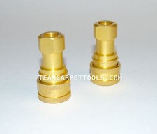 All Brass Female Quick Connect Disconnect QD 1/4 Carpet Cleaning Wand 2 ct. 
