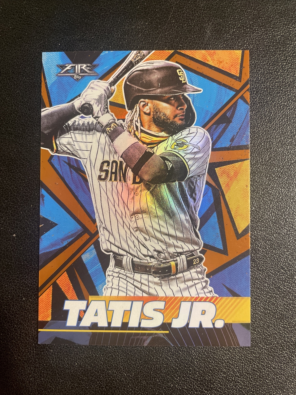 2021 Topps Fire- Fernando Tatis Jr #147 SP Orange Foil #/299