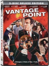 Vantage Point DVD Video Movie 2 Disc Deluxe Editiion Dennis Quaid