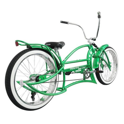 26" Single Speed Stretch Rear Rack Disc Brake Electric Compatible Chopper Bike - Picture 20 of 26