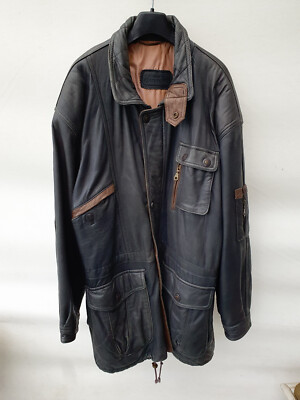 Jacke echt Leder Lamm- Nappaleder Commander Gr 54