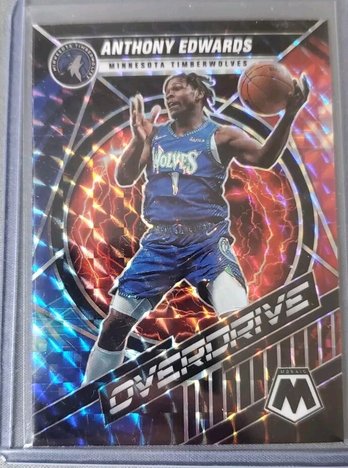 2021-22 Mosaic Overdrive #7 Anthony Edwards