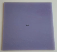 0332.30 - 5" x 5" OPAQUE PLUM STRIKER BULLSEYE 3mm THICK GLASS 90 COE