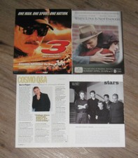 Barry Pepper ADs original FULL PAGED magazine clippings pages PHOTO article