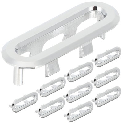  12 Pcs Überlaufring Waschbecken -Kappenlochabdeckung Senklochabdeckung