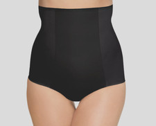 Wacoal Beyond Naked Pima Cotton Blend Shaping Hi Waist Brief Black 7/L 5251