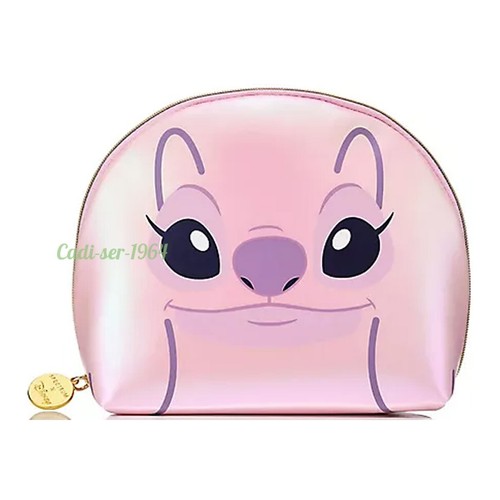Spectrum x Disney Lilo and Stitch Make Up Bag Cosmetic Bag Pink Shimmer Bag NEW - Picture 20 of 24
