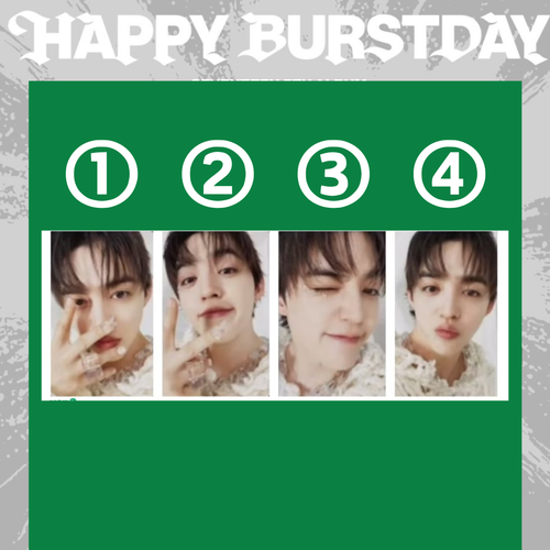 SEVENTEEN HAPPY BURSTDAY NEW ESCAPE MYSELF BURSTDAY ver. 5th Album Photo card - Picture 9 of 301