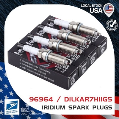 8Pcs New Upgrade Quality Spark Plugs (Iridium) 96964 DILKAR7G11GS For Mazda 6