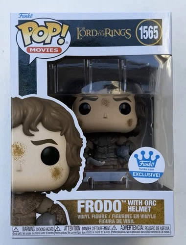 Funko Pop! 1565 The Lord Of The Rings Frodo Baggins With Orc Helmet w/Protector