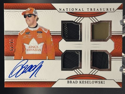 2024 National Treasures Racing Brad Keselowski Quad Race Gear Graphs /49