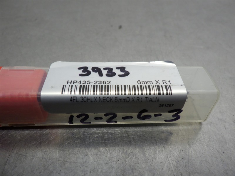 1 NEW! OSG HY-PRO 6mm Carbide 1.0mm Corner Radius 4FL End Mill HP435-2362